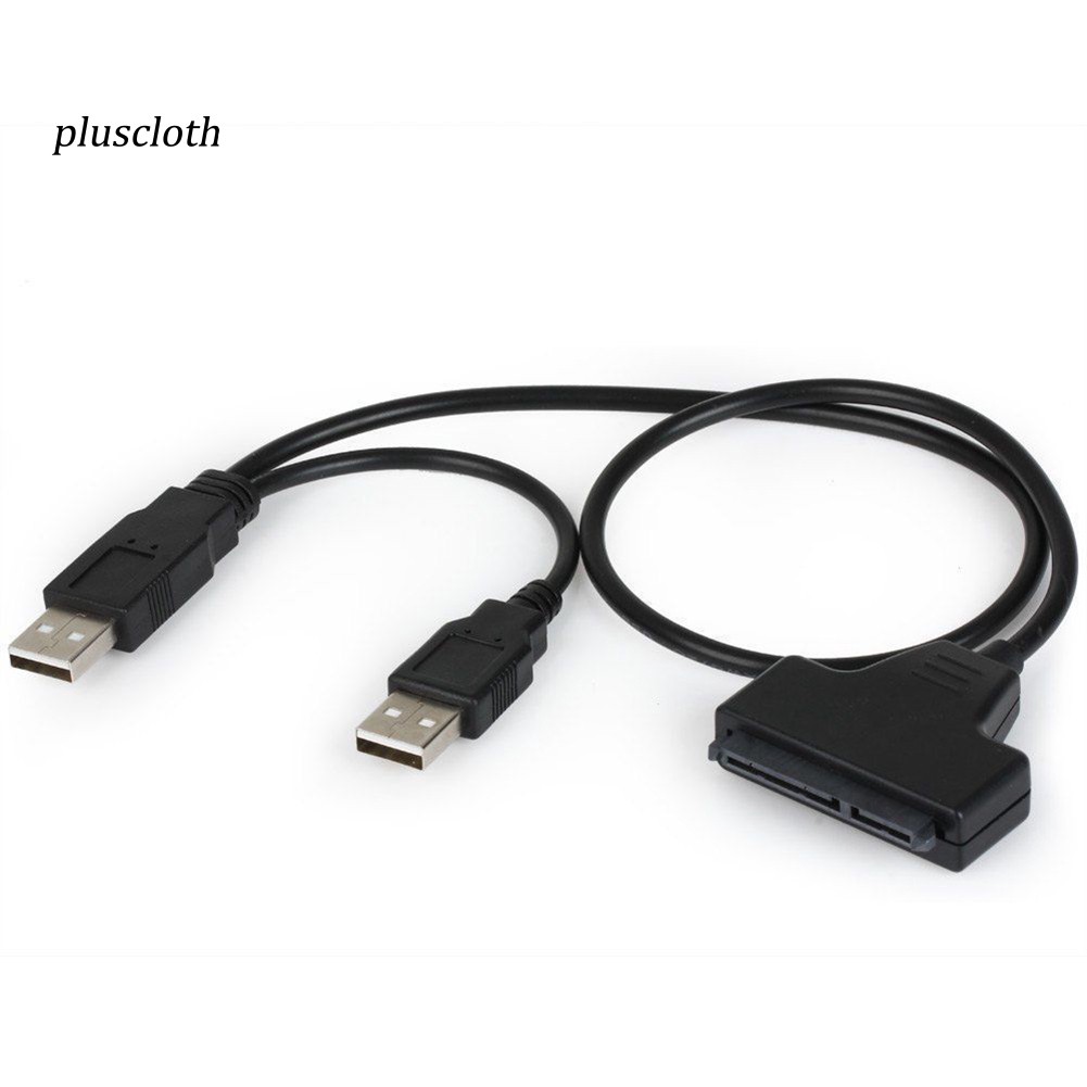 Dây cáp kết nối đầu SATA 7+15 Pin 22 với đầu USB 2.0 dành cho ổ đĩa cứng HDD 2.5 cho laptop