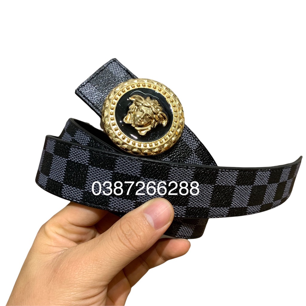 Thắt lưng nam versace, thắt lưng mặt versace, dây nịt nam cao cấp thời trang, VSC001
