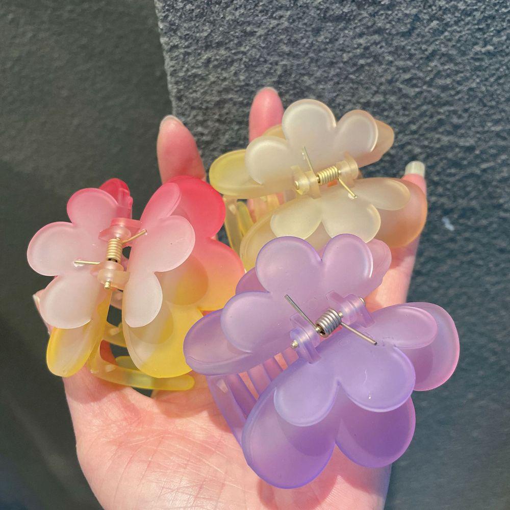 Kẹp Tóc Càng Cua Trong Suốt Nhiều Màu Thời Trang Cho Nữ