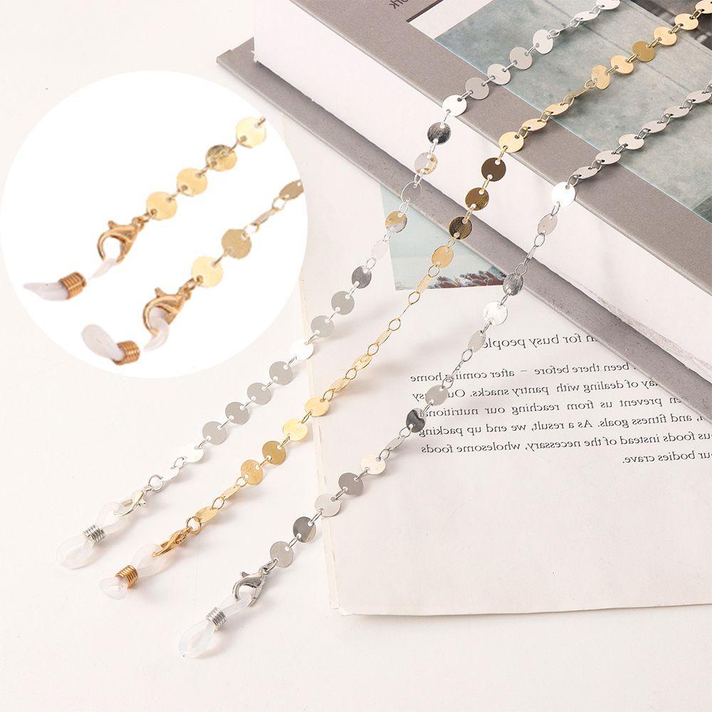 ROSE Dây Đeo Mắt Kính Hình Tròn Bằng Kim Loại Chống Thất Lạc Thời Trang