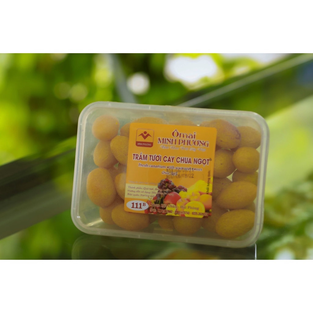 Ô Mai Trám Tươi Cay Chua Ngọt Minh Phương - Ô Mai truyền thống since 1956 - 500gram đảm bảo an toàn vệ sinh thực phẩm