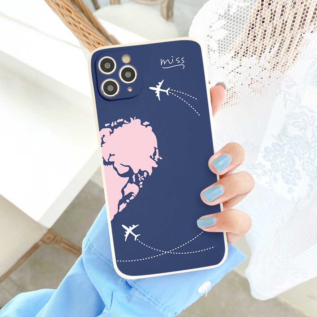 Ốp lưng iphone couple love and miss độc đáo viền vuông ốp iphone 14/14pro/12/11/13/promax/x/xsmax/7/8/plus/se2020