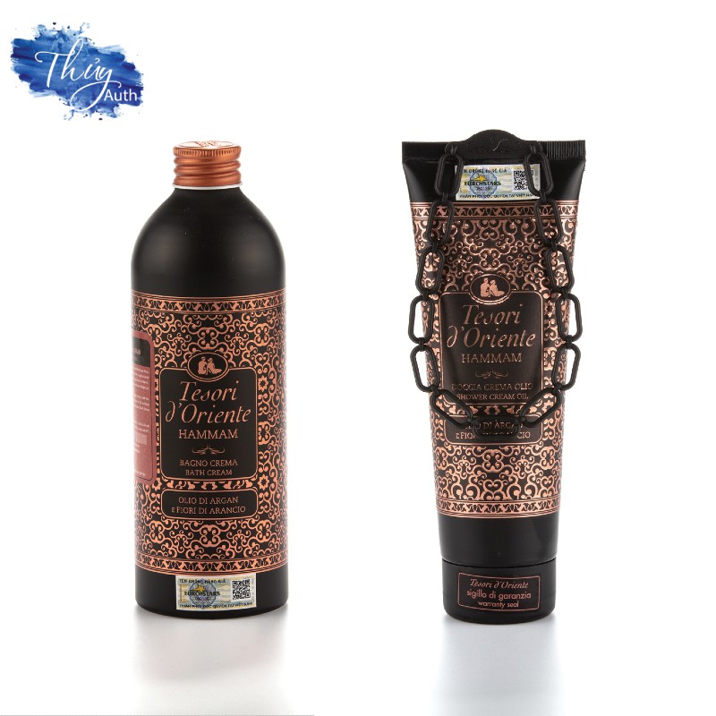 [ HÀNG CHINH HÃNG ] Sữa Tắm Nước Hoa Ý Tesori d'Oriente Tinh Dầu Argan 500ml