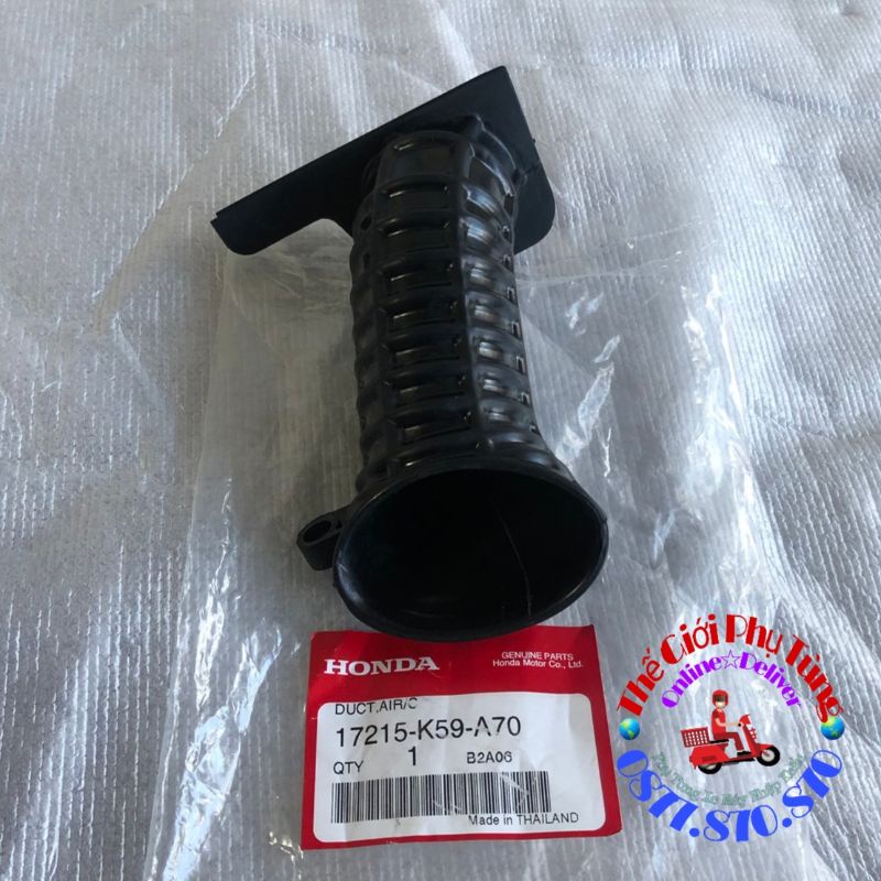 Co gió pô e Vario - Click 150 2018-2021 zin Thái Lan - 17215-K59-A70/ 17253-K59-A70