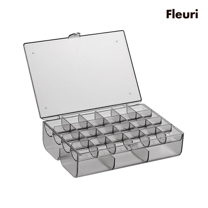 Hộp Đựng Trang Sức Trong Suốt 2 Tầng Cỡ Lớn Cho Nữ