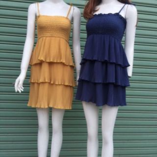 Đầm 2 dây dập ly