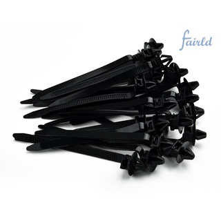 50pcs Nylon Fastener Clips Loom Hose Clamp Automobile Wire Band Zip Strap Accessories Cable Ties