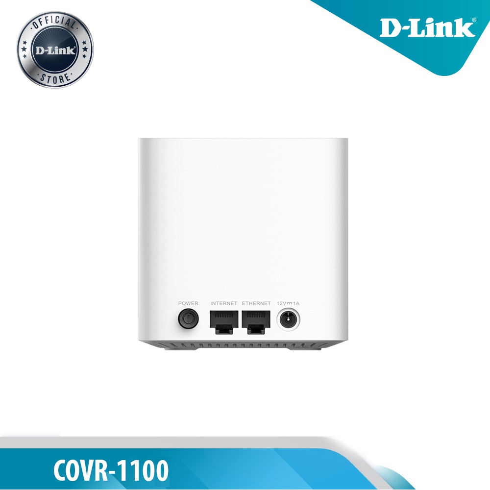 D-LINK COVR-1100-3 (3-Unit) Gigabit - Bộ phát Wi-fi Mesh băng tần kép chuẩn AC1200 Whole Home Mesh Gigabit