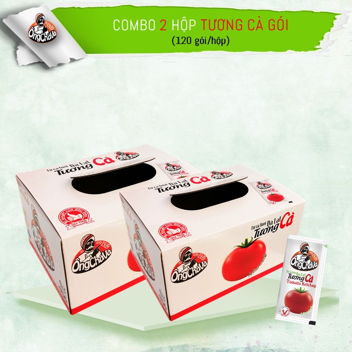 Combo 2 Hộp Tương Cà Ông Chà Và 10gr (120 gói/hộp)