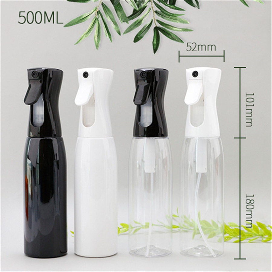 200/300 / 500ml Máy phun sương liên tục Chai xịt áp suất cao Di động Du lịch rỗng Bình báo chí Làm tóc Chai xịt liên tục Bình xịt có thể nạp lại