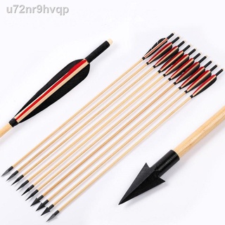 ⊙Cung tên 8mm sợi thủy tinh mũi tên gỗ săn bắn và mũi tên composite cung tên thực hành mũi tên săn bắn mũi tên hỗn hợp c