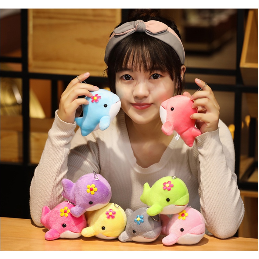 Thú Nhồi Bông Hình Cá Heo Dễ Thương