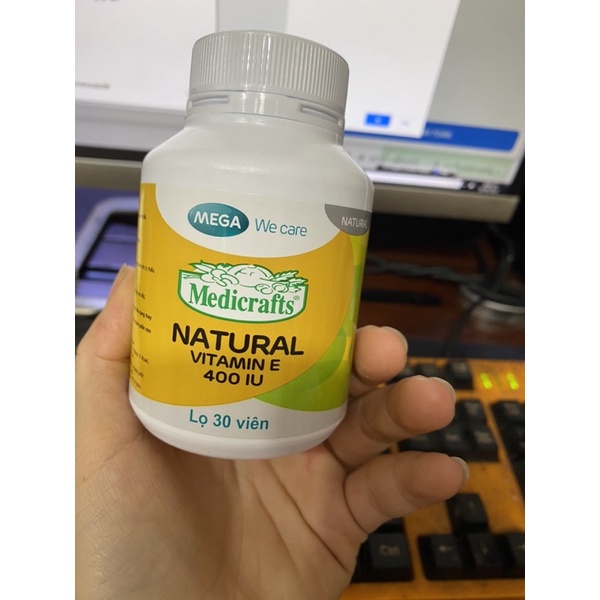 NATURAL VITAMIN E 400 IU NATURAL hộp 30 viên