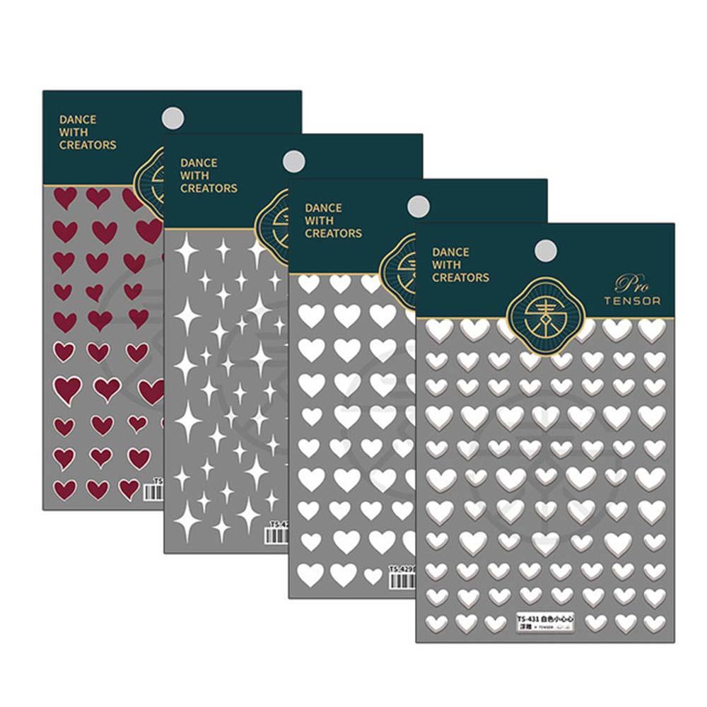 1 Miếng Dán Trang Trí Móng Tay 5D Không Phai Màu Thiết Kế Phong Cách Nhật Bản