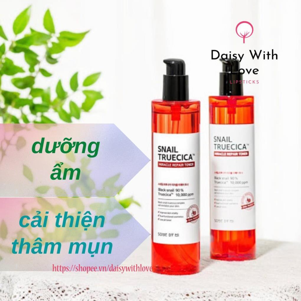 Nước Hoa Hồng Cân Bằng Da, Giúp Da Săn Chắc Chiết Xuất Ốc Sên Some By Mi Snail Truecica Miracle Repair Toner 135ml