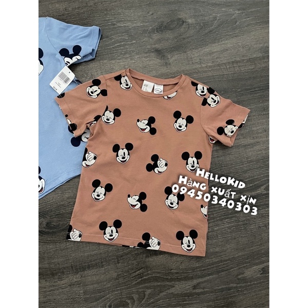 A169 - Áo thun nhiều hình Mickey cho bé