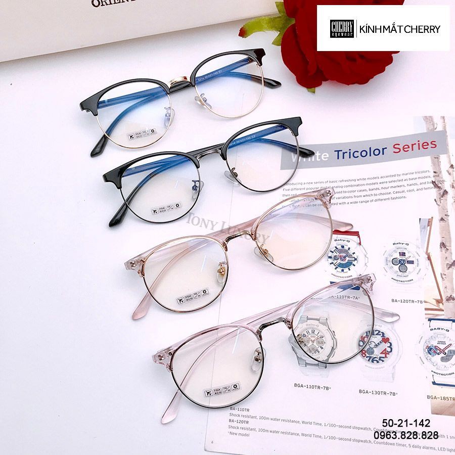 Gọng Kính Cận Teen Mắt Tròn 50-21-142 nhận cắt Tròng Cận Viễn Loạn | BigBuy360 - bigbuy360.vn