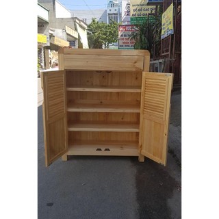Tủ giày dép gỗ thông 80CM