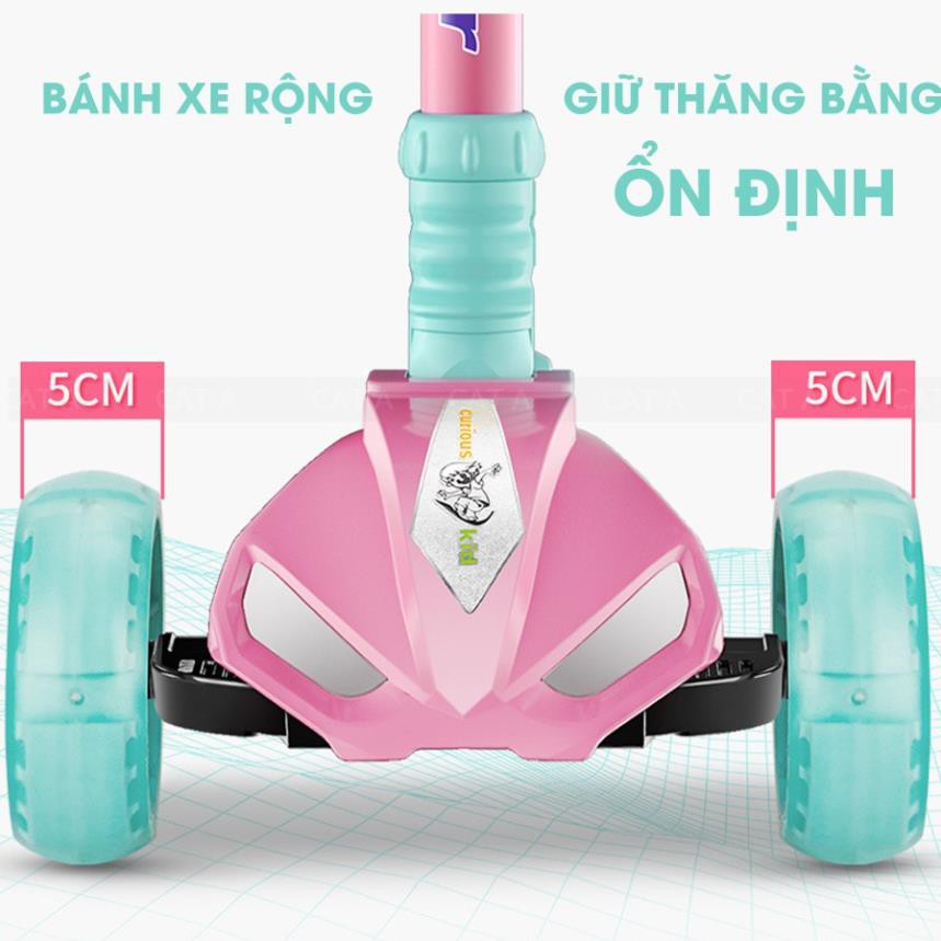 [ New Arrivial ] XE TRƯỢT SCOOTER 3 bánh có bánh xe phát sáng cho bé yêu - THĂNG BẰNG 3 BÁNH - PHÁT SÁNG - JC741