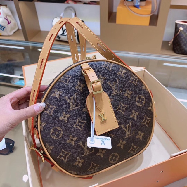 LV tròn bản da thật