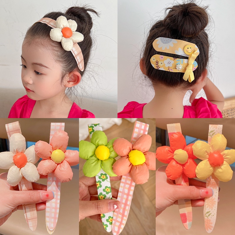 Kẹp Tóc Hình Bông Hoa Xinh Xắn Cho Bé Gái