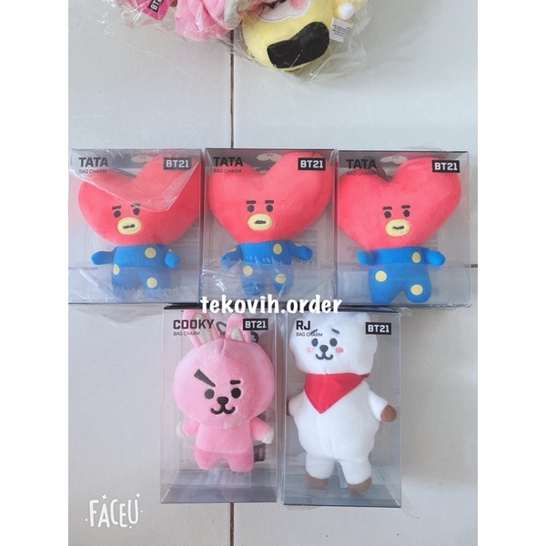 Móc khoá bag charm BT21 đủ 8 nhân vật (chính hãng)