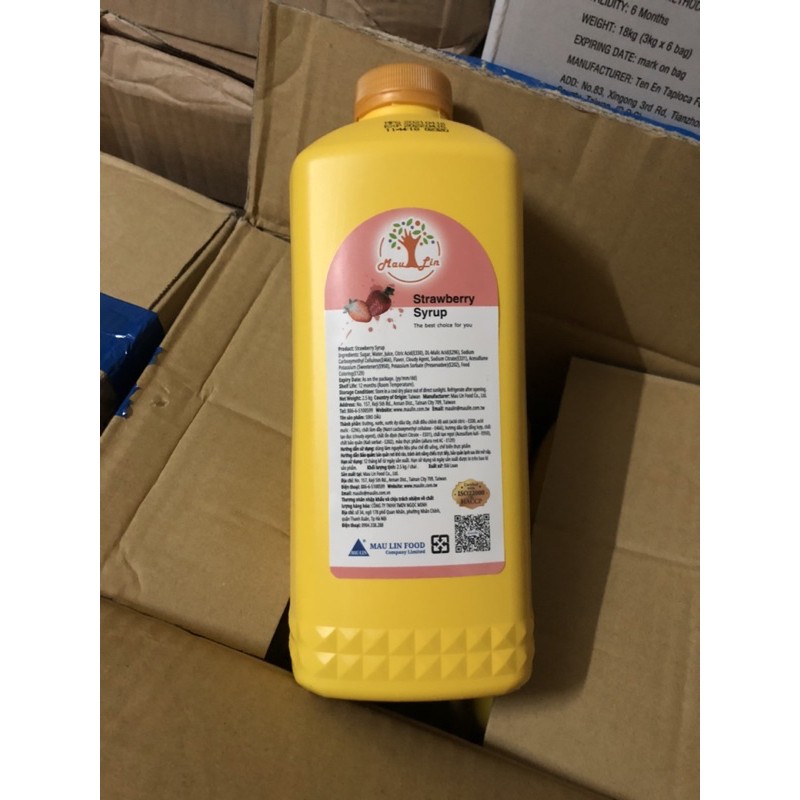 SIRO MAULIN VỊ DÂU CAN 2,5L