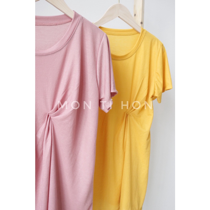 Áo bầu Chất cotton giấy đẹp - Free size 45-65kg