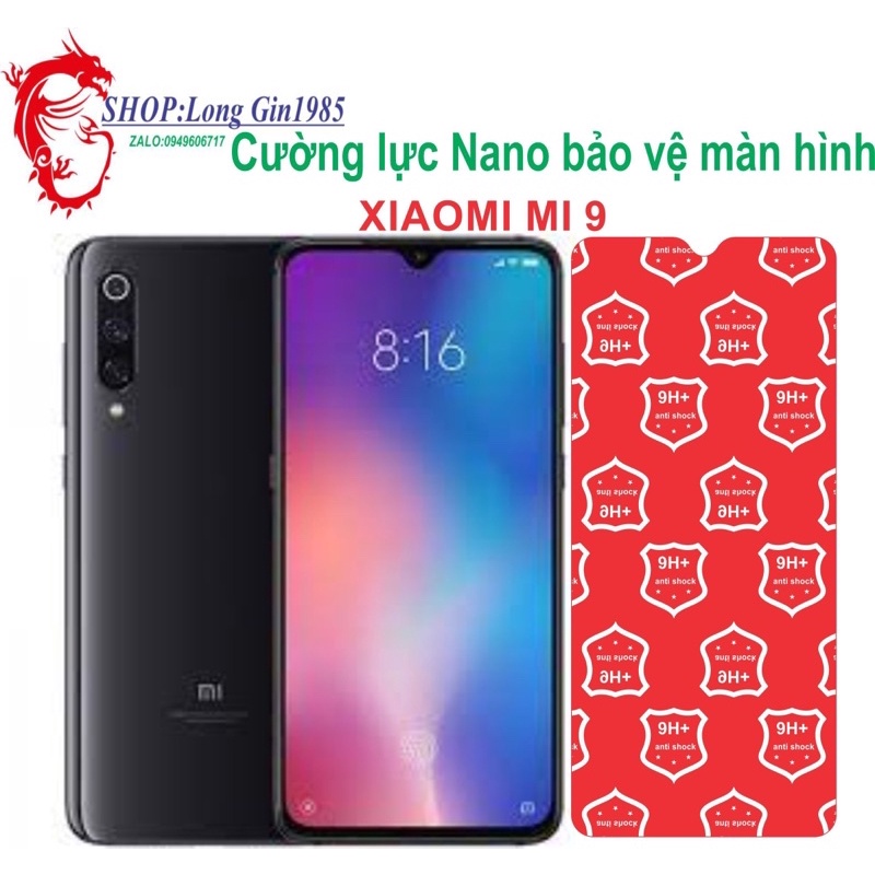 Xiaomi Mi 9 Cường lực Nano chống va đập chống trầy xước tốt