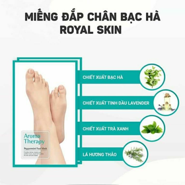 Đắp chân bạc hà Royal Skin chính hãng Hàn quốc