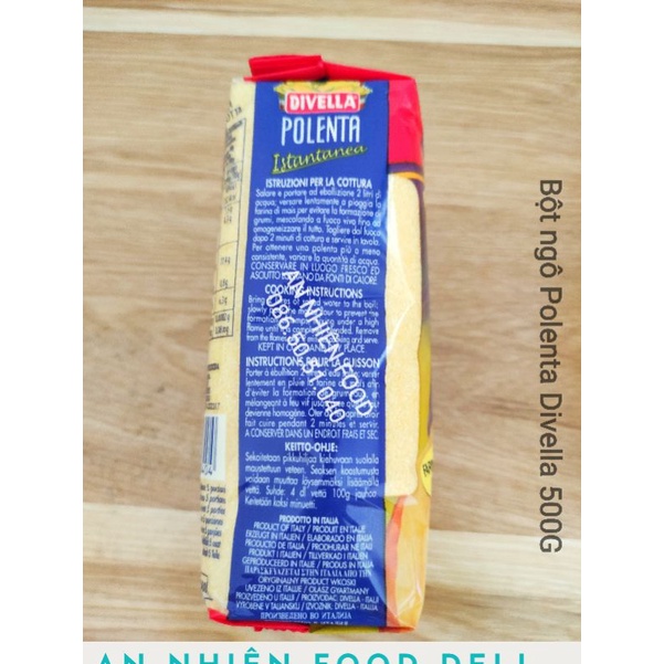 Tinh Bột Ngô Cao Cấp Polenta Divella 500 GM