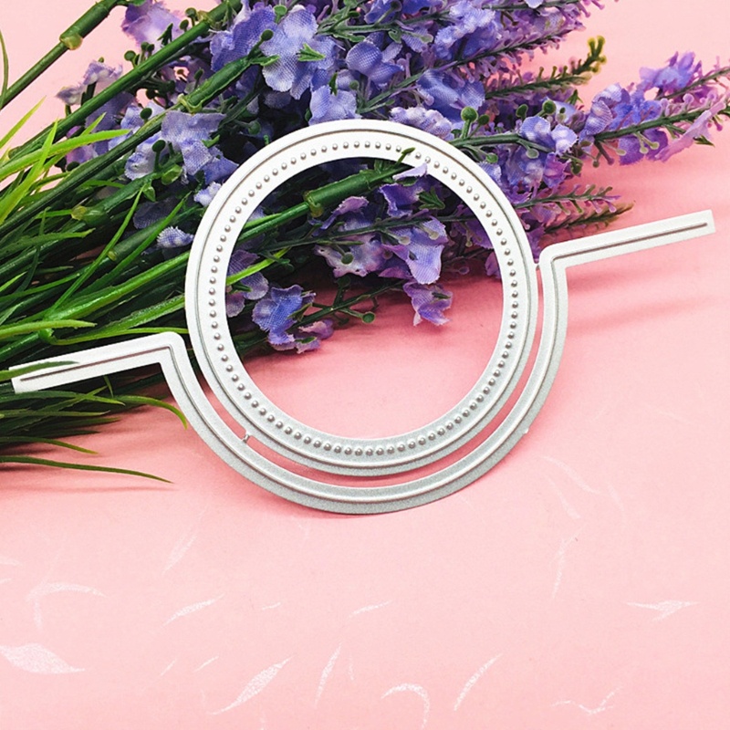 Khuôn Cắt Giấy Làm Từ Kim Loại Hình Trái Tim Trang Trí Scrapbook