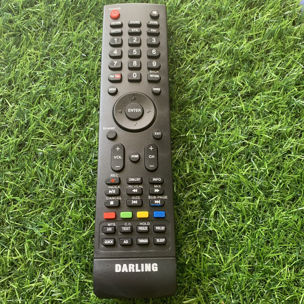 Điều khiển tivi Darling thường loại to, remote darling tv