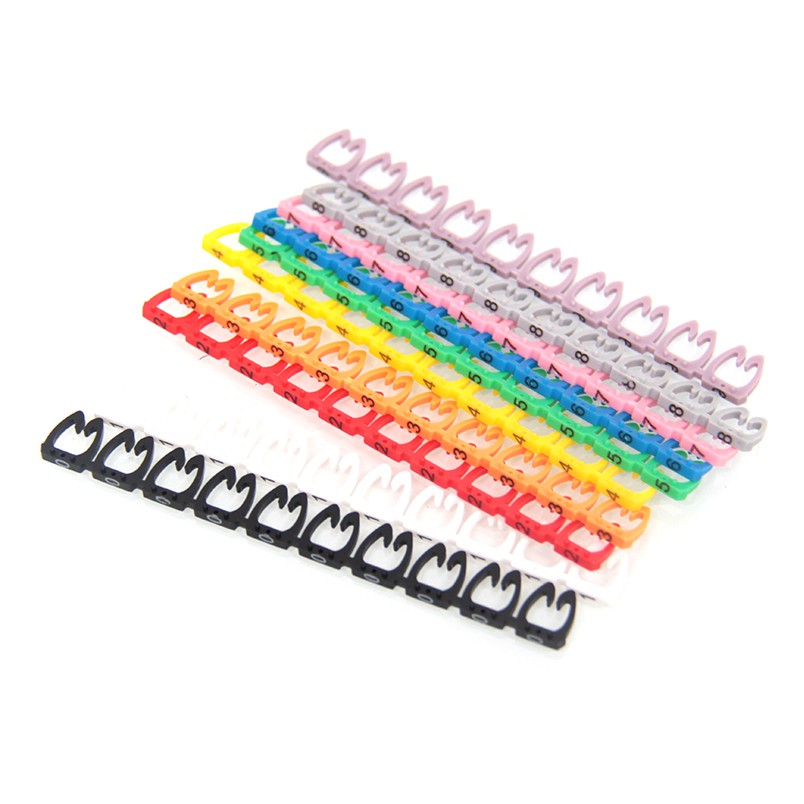 Vòng đánh số dây mạng cat6 loại nhựa kẹp