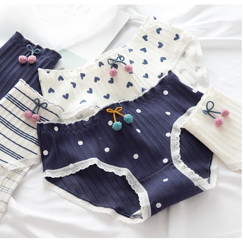 Quần Lót Nữ Cotton Dễ Thương Kháng Khuẩn MẪU KUTE LẺ