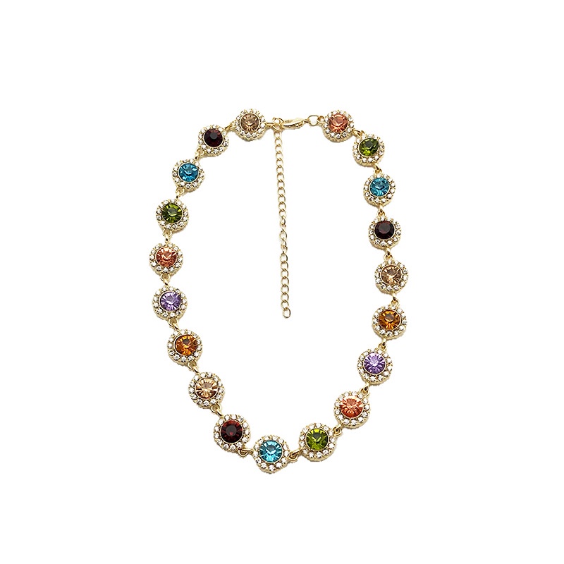 Vòng Cổ Đính Đá Thời Trang Sang Trọng Cho Nữ