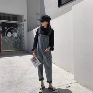 [ORDER] - Quần yếm jean dài form rộng 😍🤤