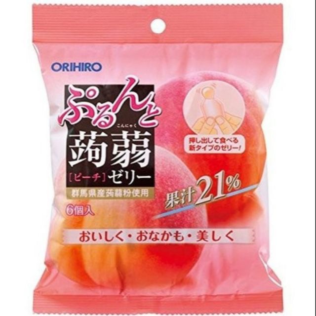 Thạch trái cây orihiro vị đào