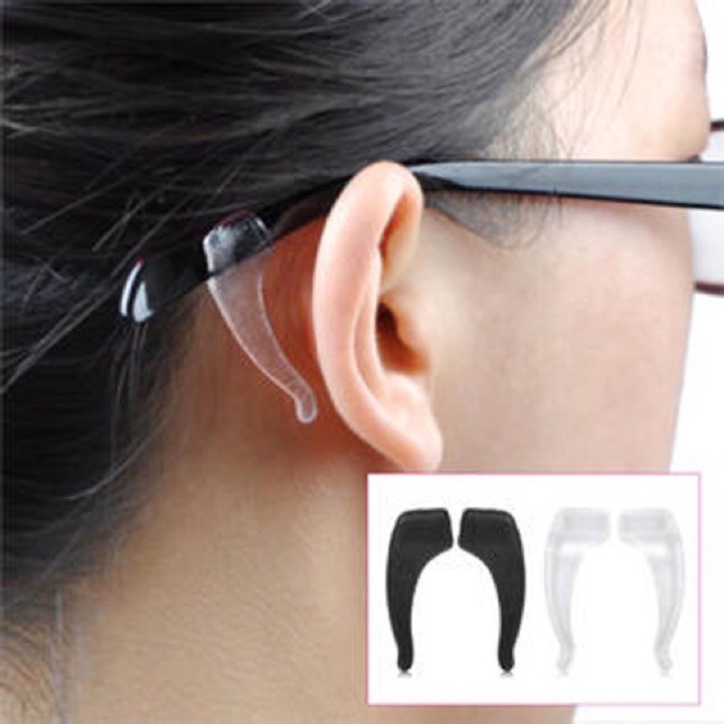 Bộ gài mắt kính silicon chống trượt khi đeo kính ( giao màu ngẫu nhiên )