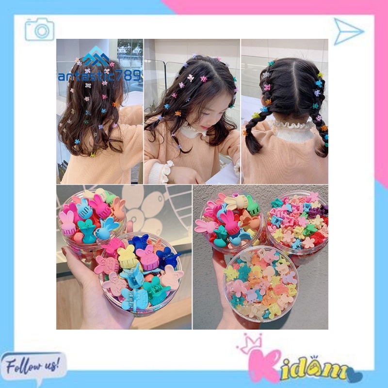 Một chiếc Kẹp tóc Hình Hoa Mini Dễ Thương Xinh Xắn Phong Cách Hàn Quốc kidamo
