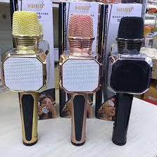 Micro Karaoke Sd10, Kèm Loa Nghe Nhạc Cầm Tay Di Động, Tích Hợp Đủ Chức Năng