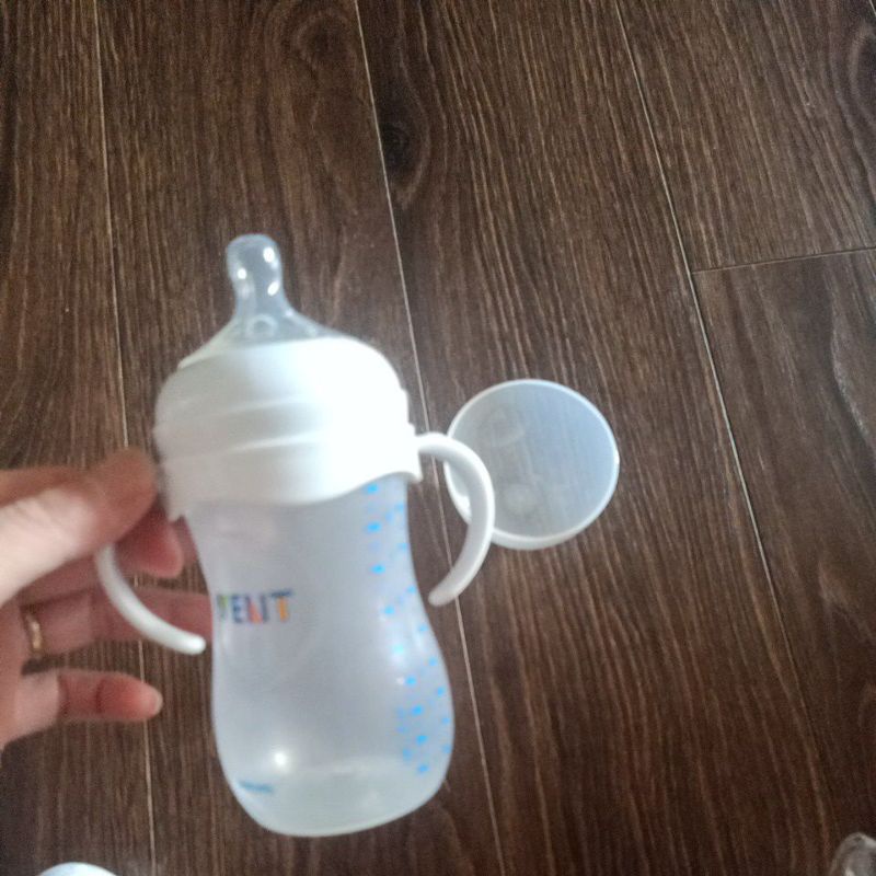 Bình sữa Avent Philip 260ml núm số 2 (tặng kèm 1 tay cầm)