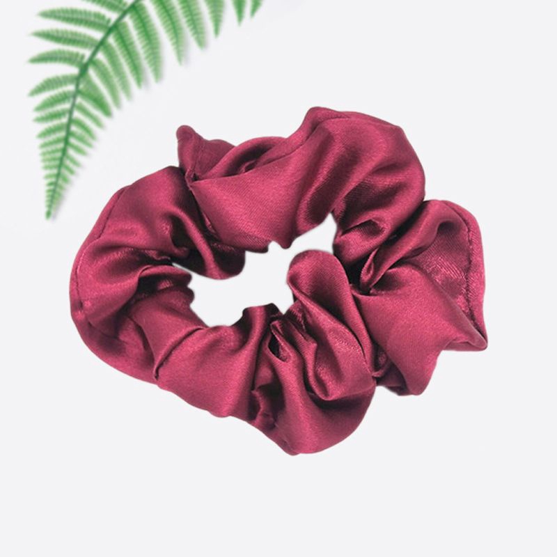 Set 20 Dây Cột Tóc Co Giãn Màu Trơn Cho Nữ