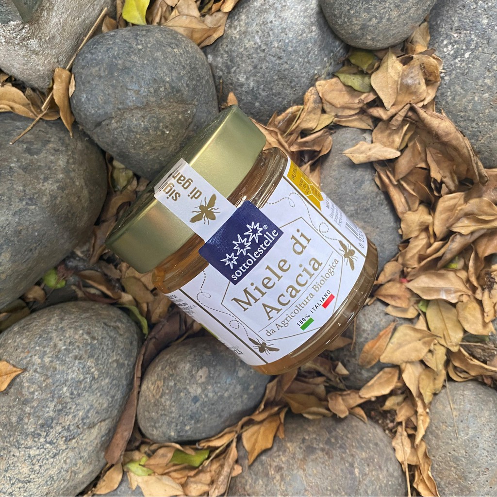 Mật ong hoa keo Acacia  hữu cơ Sottolestelle 280g