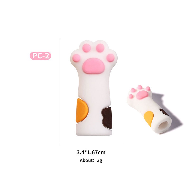 Kéo cắt móng tay MISSCHEERING bằng silicone hình móng mèo dễ thương xinh xắn