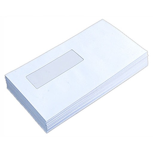 Xấp 100 cái Bao thư bìa kiếng 12x22cm