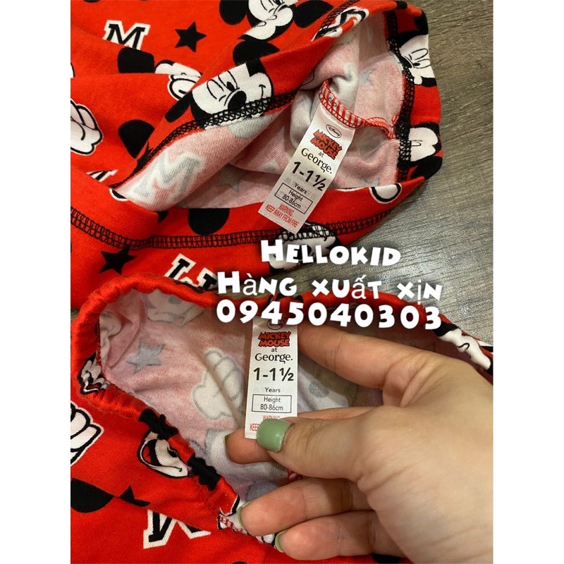 bộ mickey đỏ