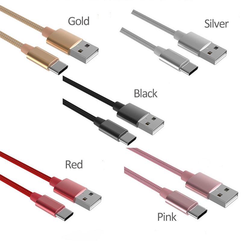 Cáp Sạc Nhanh 1M / 2.4A Micro USB / Type C Tốc Độ Cao