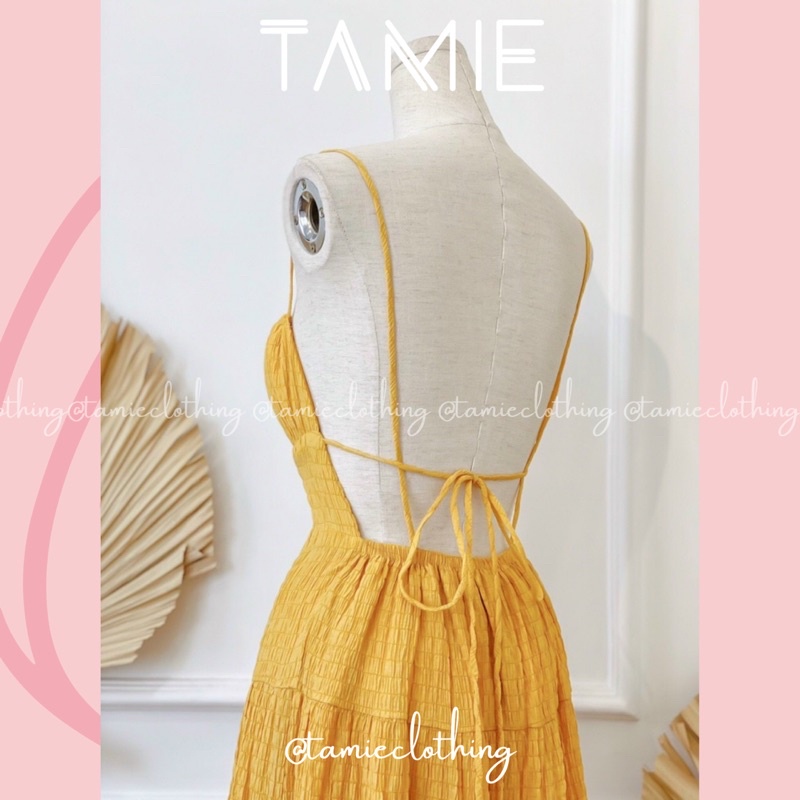 Đầm Maxi Dây mảnh Hở lưng Khoét ngực TAMIEclothing | BigBuy360 - bigbuy360.vn