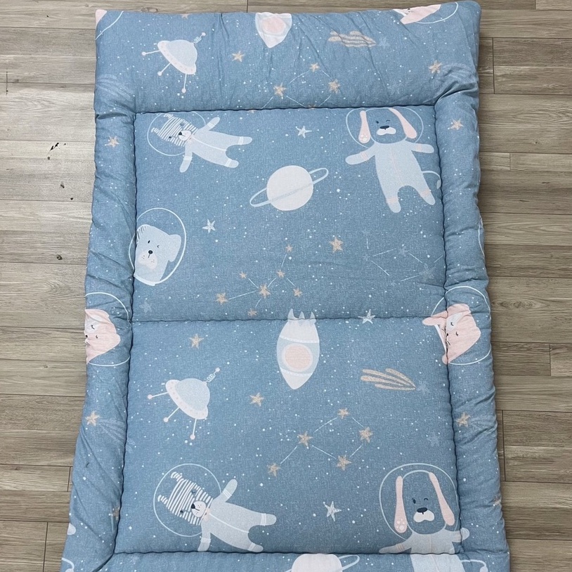 Nệm em bé sơ sinh cao cấp | NCOOL JP xuất Nhật | 70x120cm | Vải Cotton kháng khuẩn